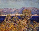 Antibes Seen from the Cape Mistral Wind by Claude Monet